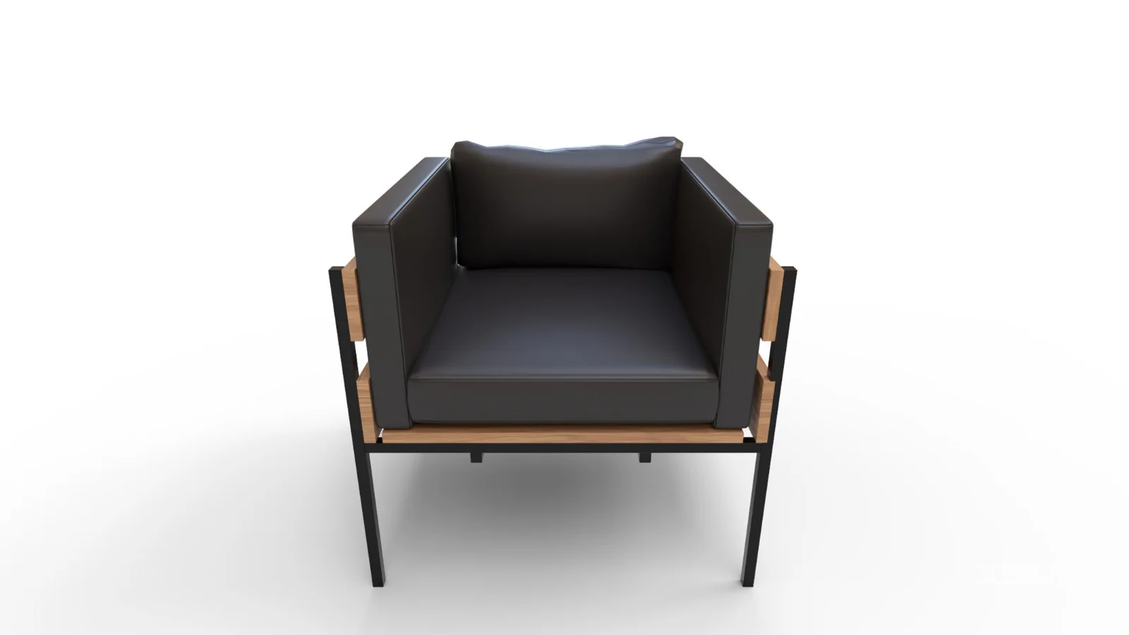 Living Room PU Leather Leisure Sofa Chair Image 7