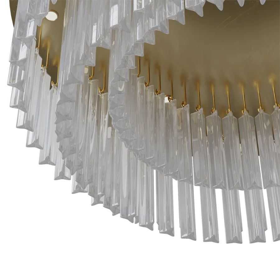 Transparent Triangle Ceiling Lamp Image 5
