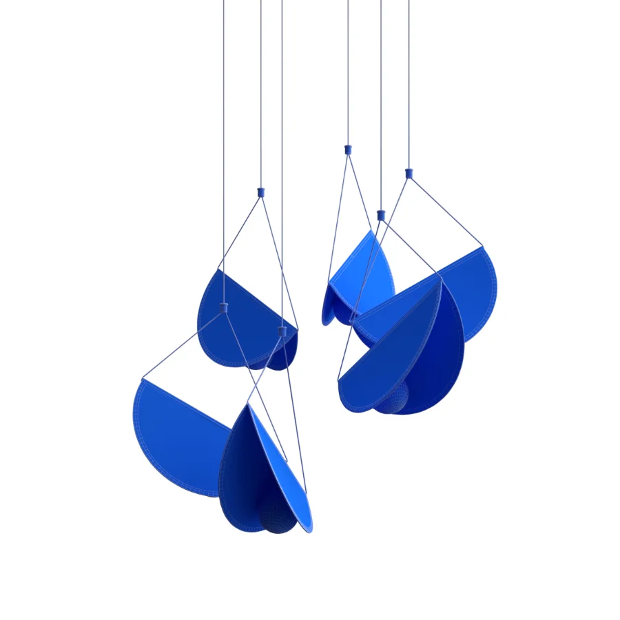 White glider pendant light Image 1