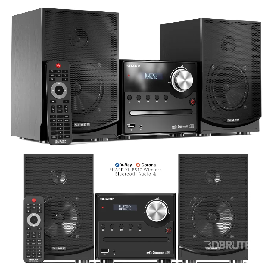 Sharp XL-B512 Wireless & Bluetooth Audio Image 1