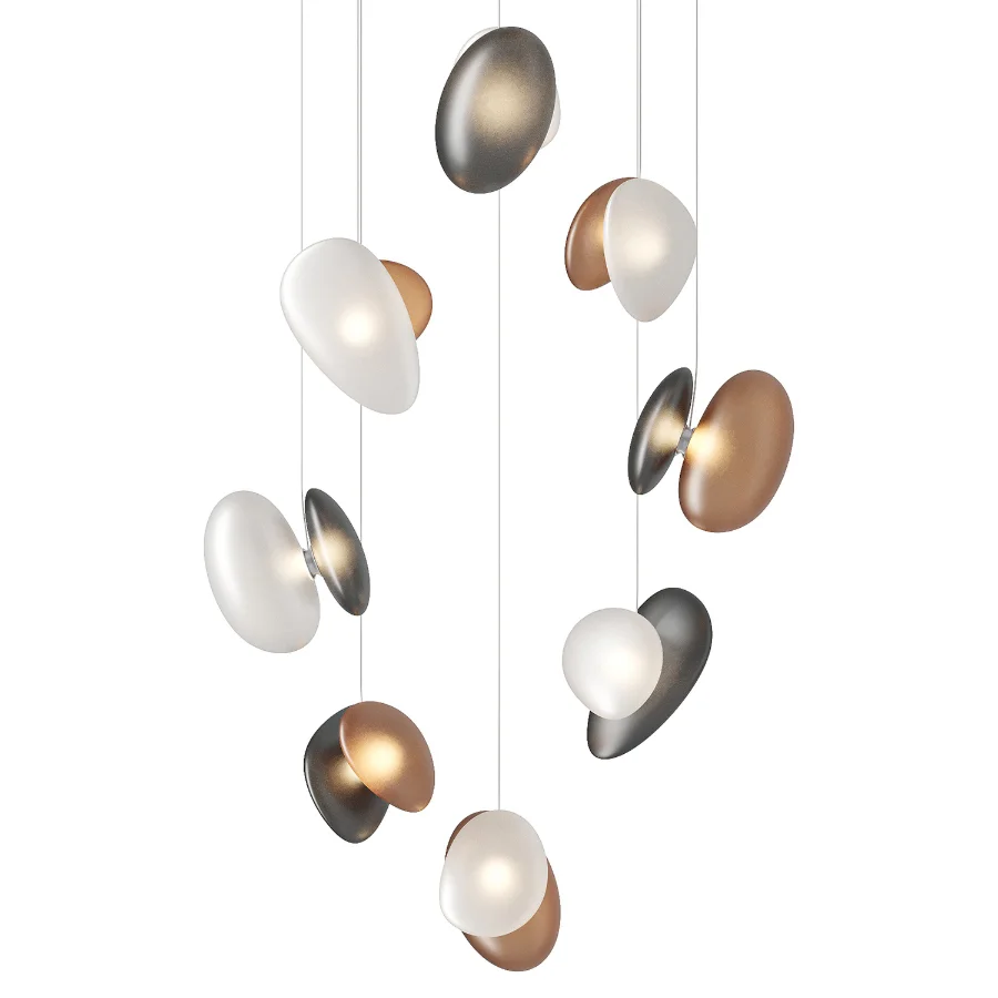 Pebble Linear 06 Chandelier Image 4