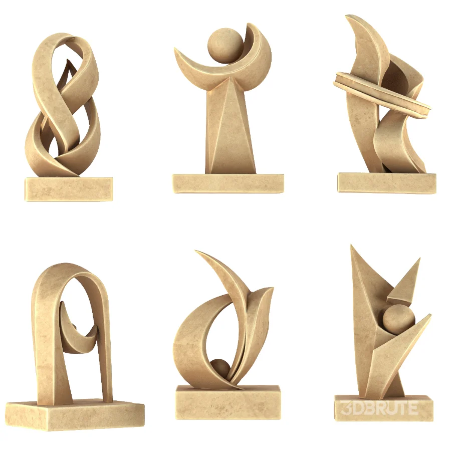 Abstract Modern Sculpture 03 Image 1
