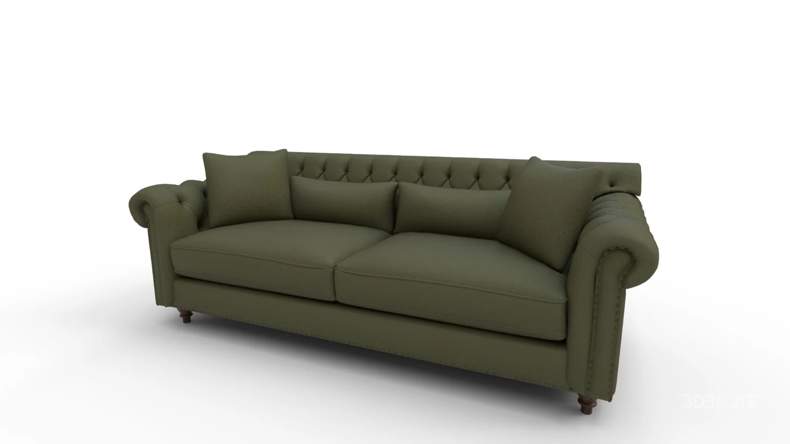 Eva Green Velvet Sofa Image 7