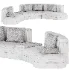 Modular curved sectional Sofa - Thumbnail 2