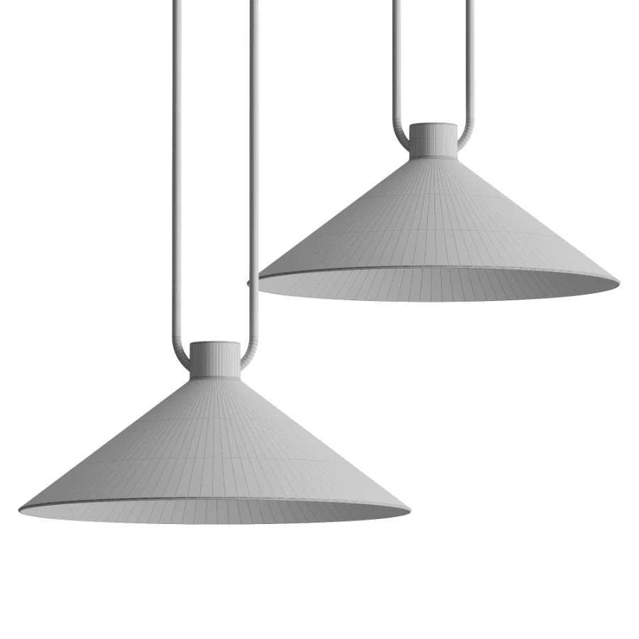 Vaxeuran Industrial Metal Cone Pendant Light Image 3