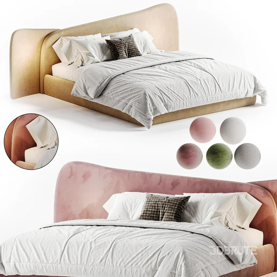 Gaspra Modern Bed Image 5