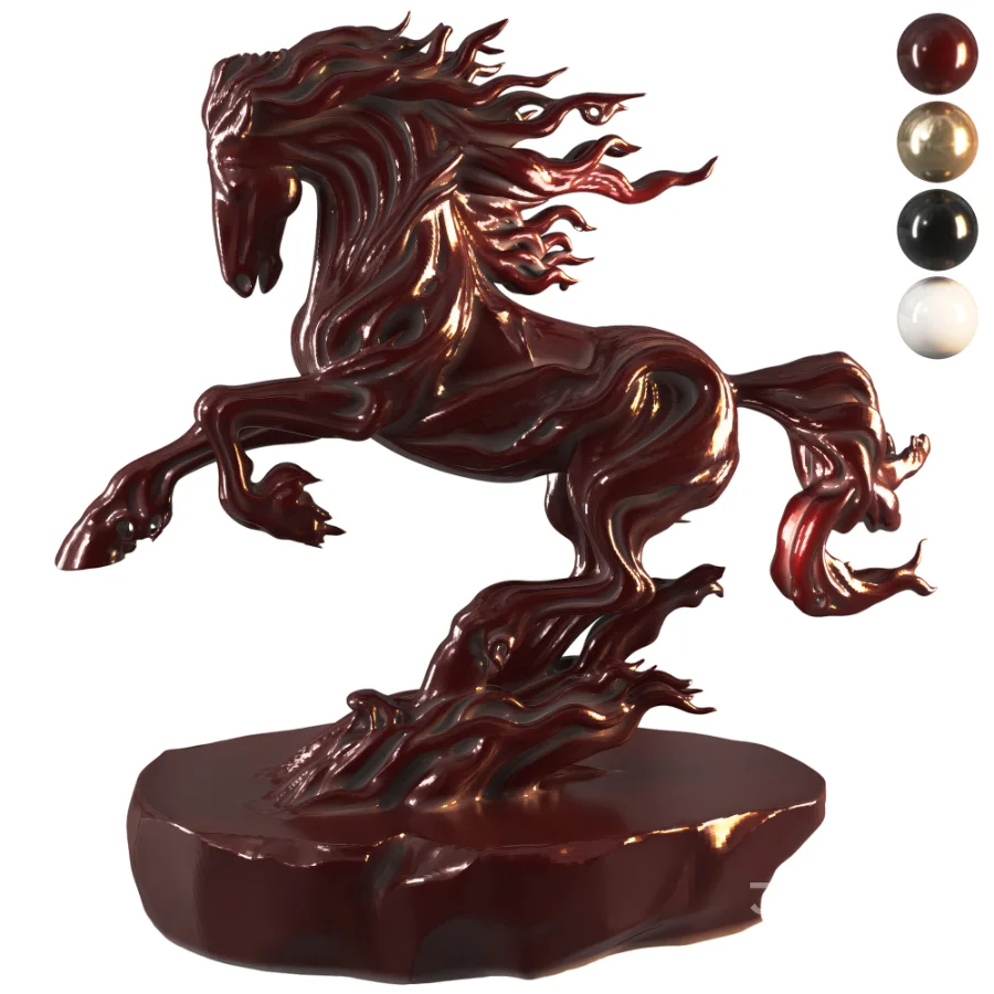 Decorative Horse Statue for Interior Image 1
