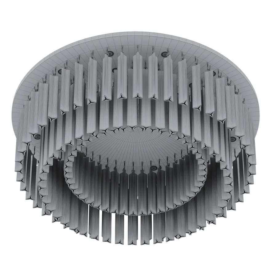 Transparent Triangle Ceiling Lamp Image 3