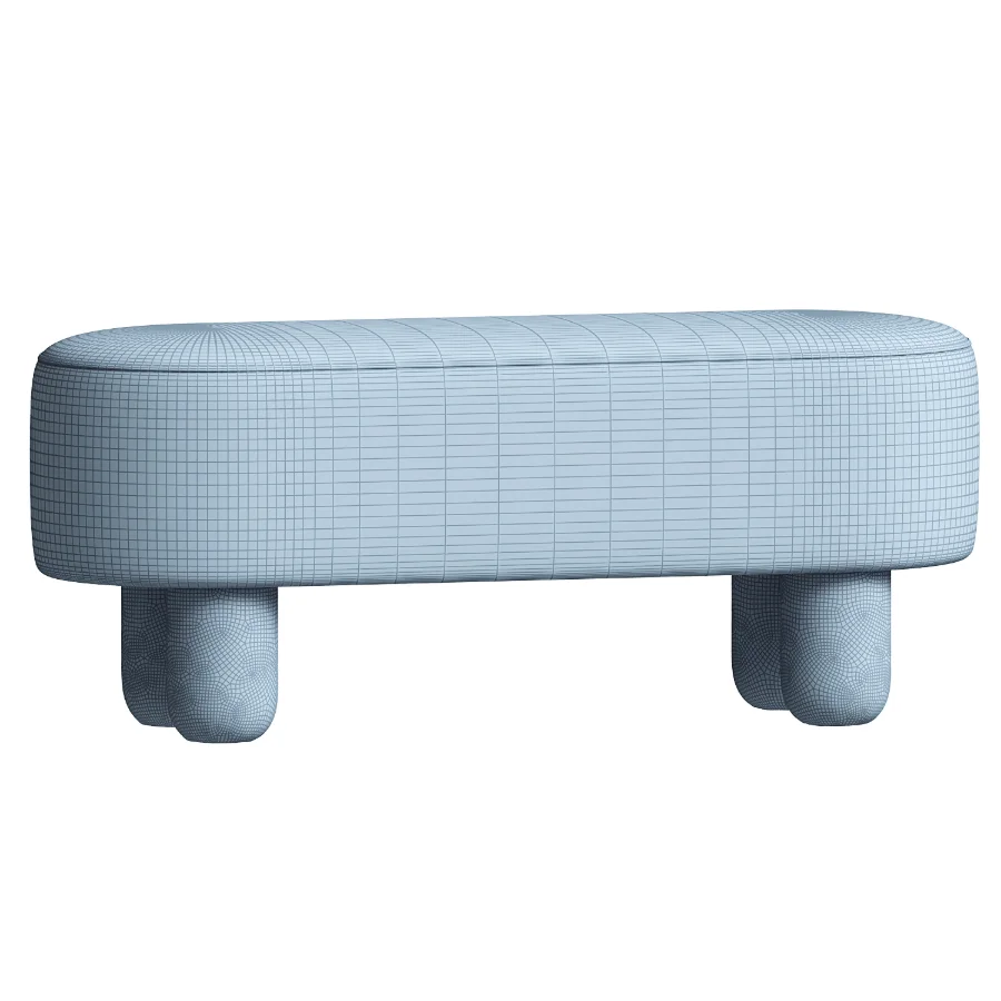 Bellamy Olive Velvet Bench Image 2