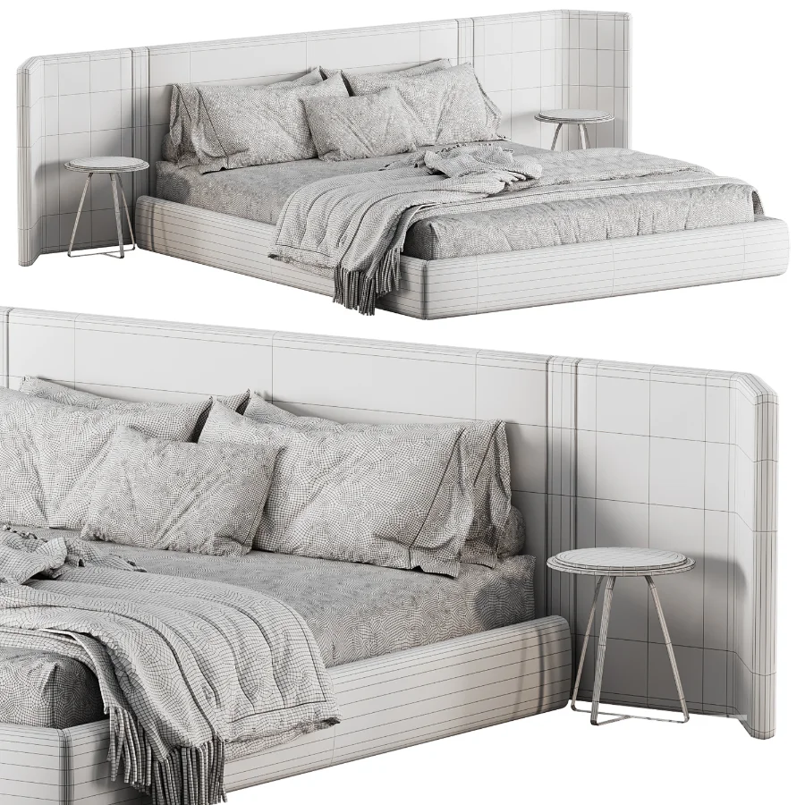 Japandi Double Bed 03 Image 4