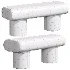 Plum Boucle Green Bench - Thumbnail 7