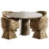Milan swivel chair and Makoto dining table - Thumbnail 1