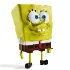 Stylized Yellow Square Cartoon Character – Game Ready 3D Model - Thumbnail 1