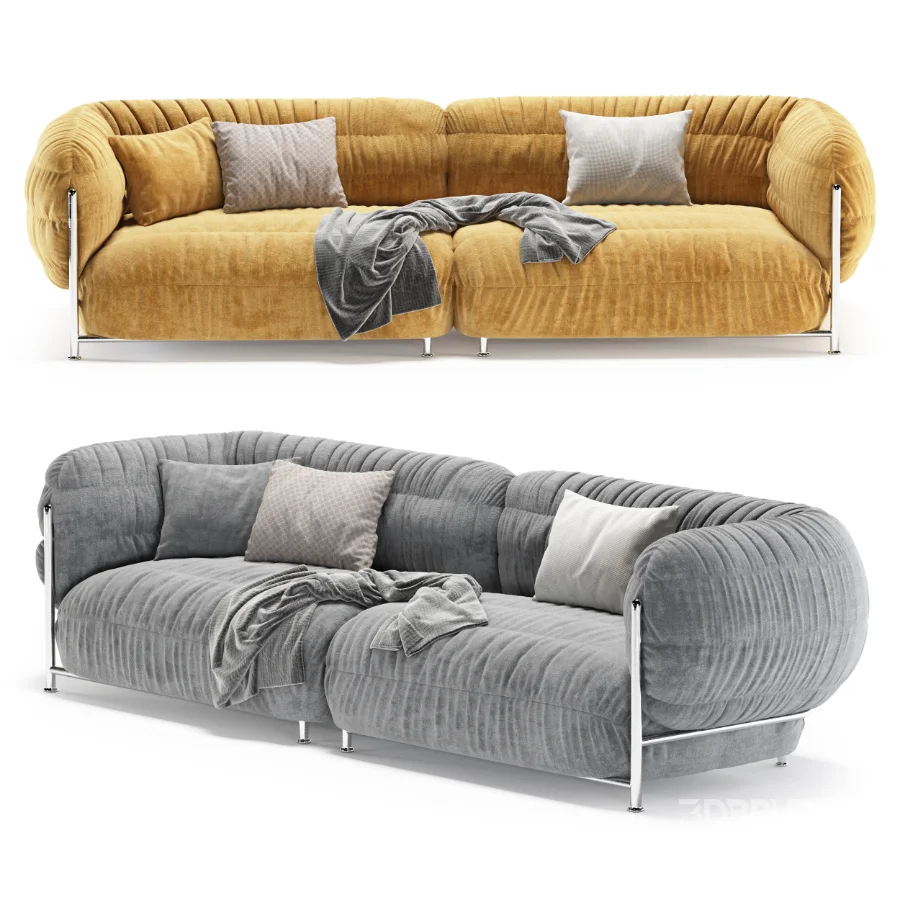 Honey Sofa Image 2
