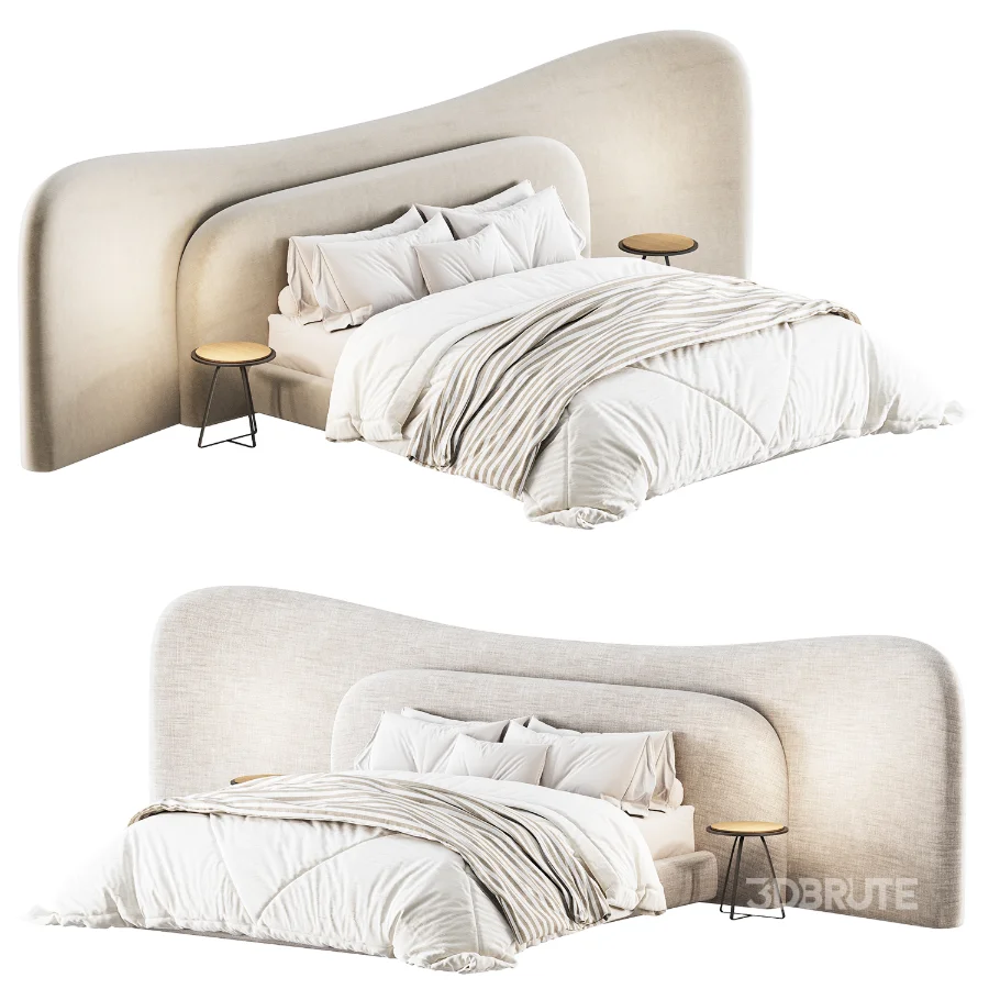 Modern Double Bed 07 Image 3