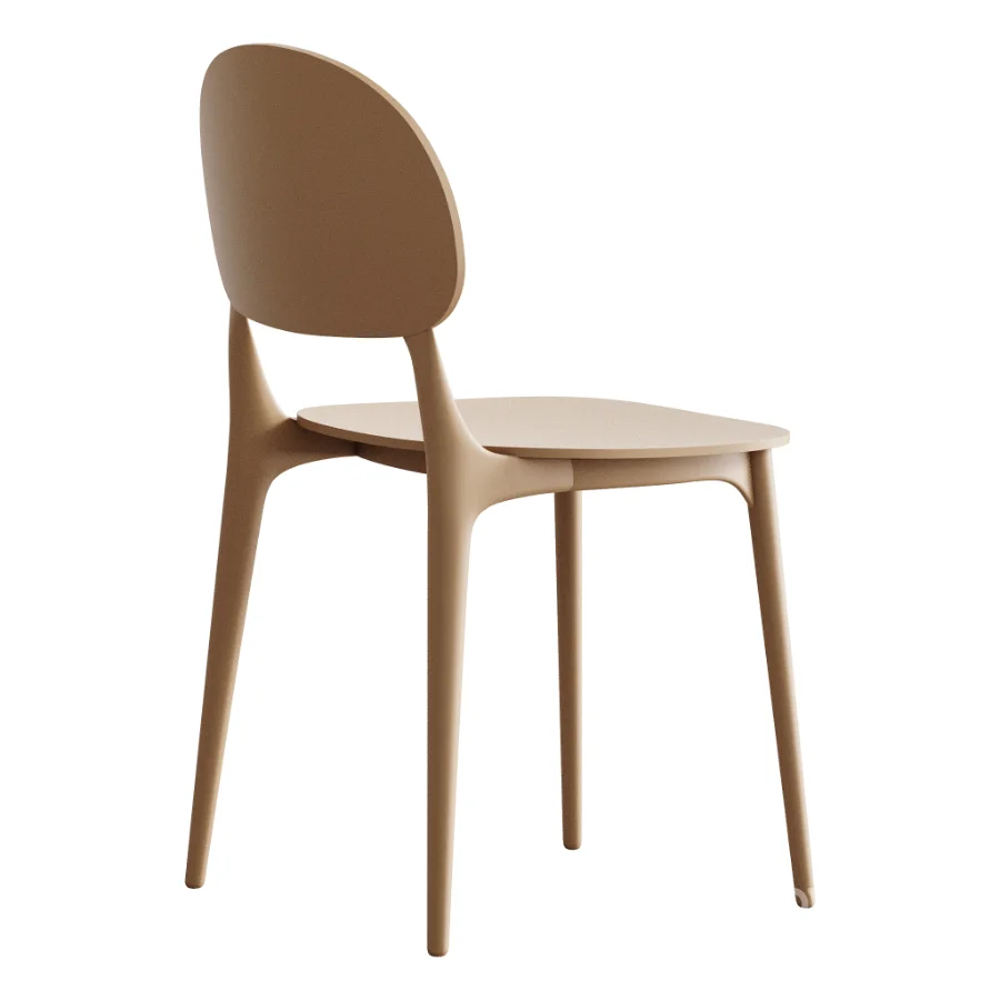 Modern Indoor-Outdoor Plastic Side Chair Image 5