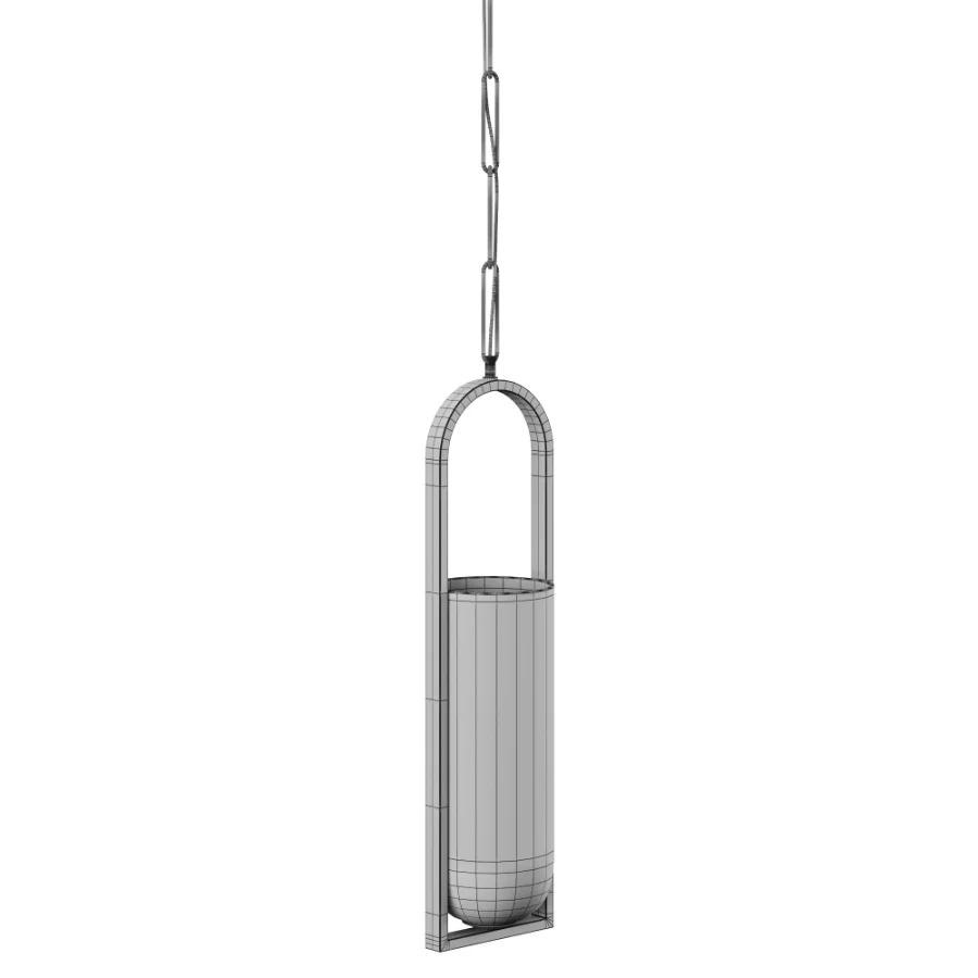 Melange Small Elongated Pendant by Visual Comfort Image 5