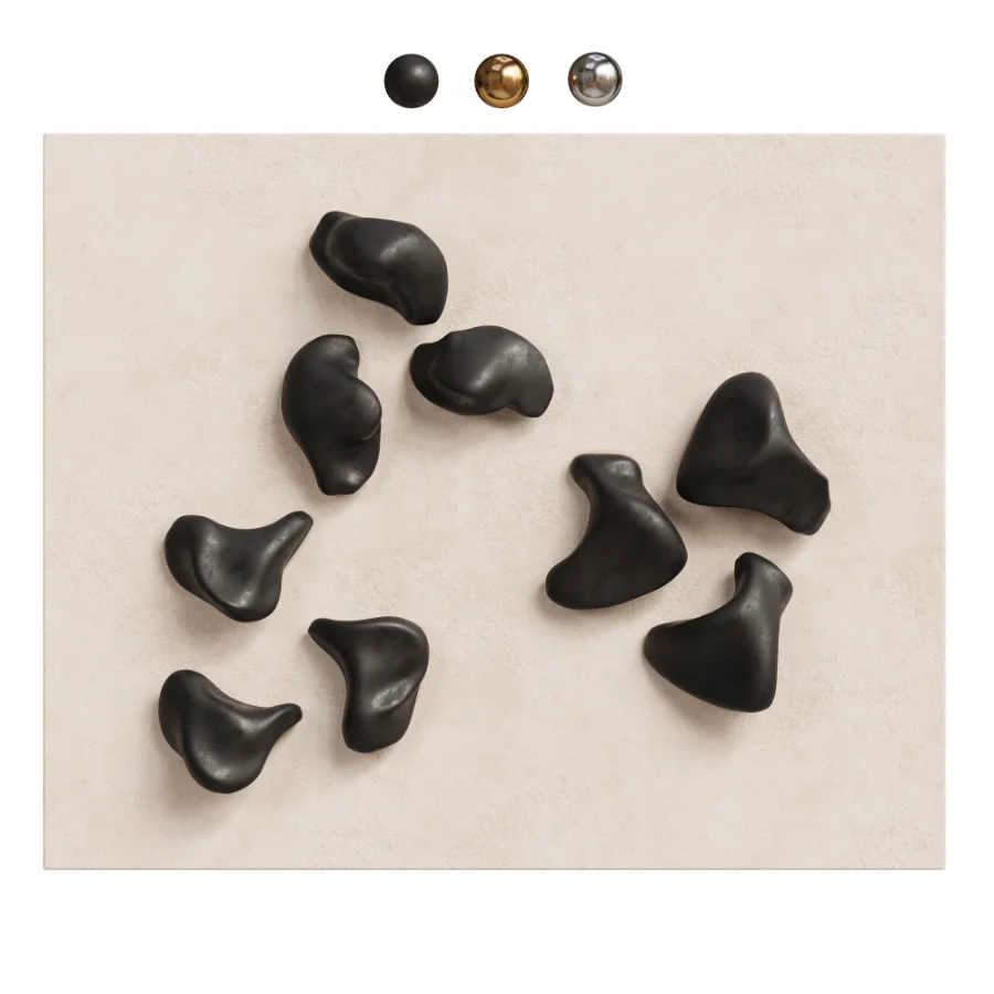 Liquid Metal And Plastic Wall Art Decor Image 1