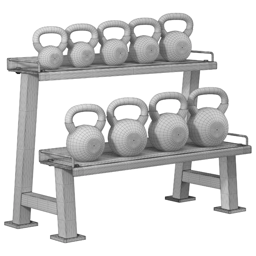 Mirafit_Kettlebell_Set_&_Weight_Rack Image 9