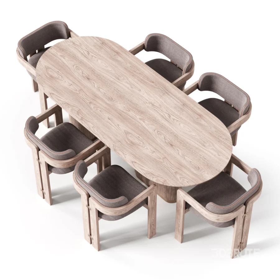 DINING CHAIR AND TABLE Image 6