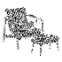 Crosshatch Chair and Ottoman - Thumbnail 7
