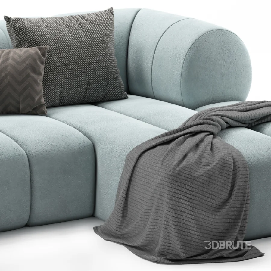 Boucle Sofa Image 3