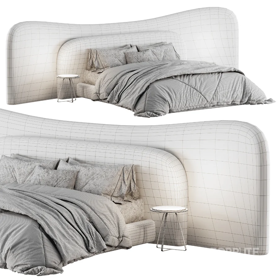 Modern Double Bed 07 Image 6