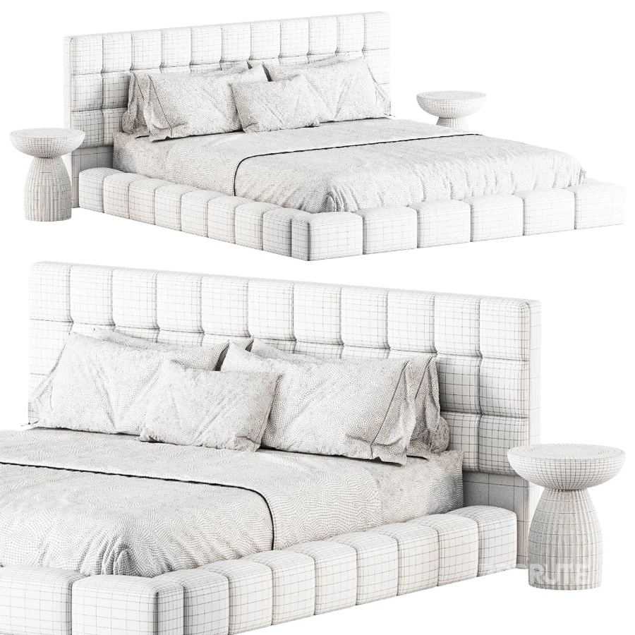 Hughes King Platform Bed Image 4