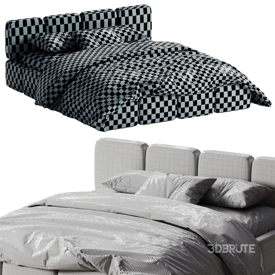 Letto Imbottito in Bucle Tayla Bed by Westwing Image 2