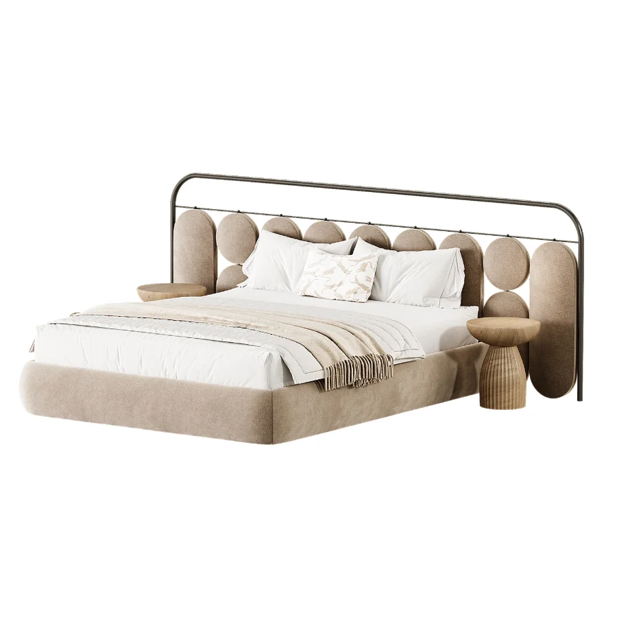 Japandi Double Bed 04 Image 1