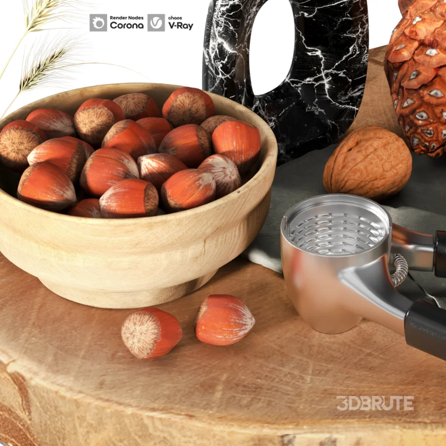 Walnut and Hazelnut Plate Image 3