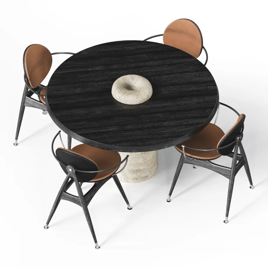 DINING TABLE WITH 4 CHAIRS Image 7