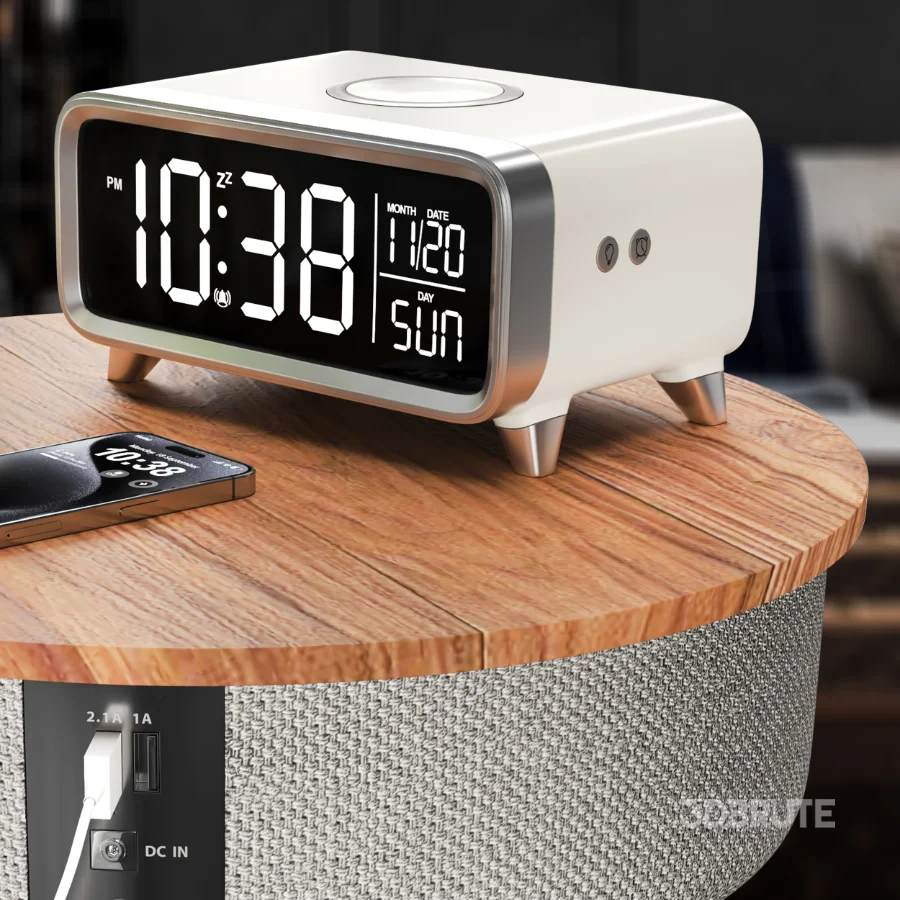 Wooden Smart Side Table Image 5