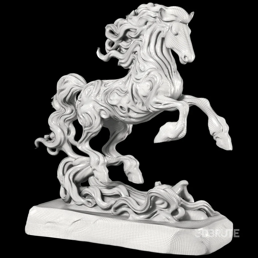 Decorative Horse Statue for Interior Image 5