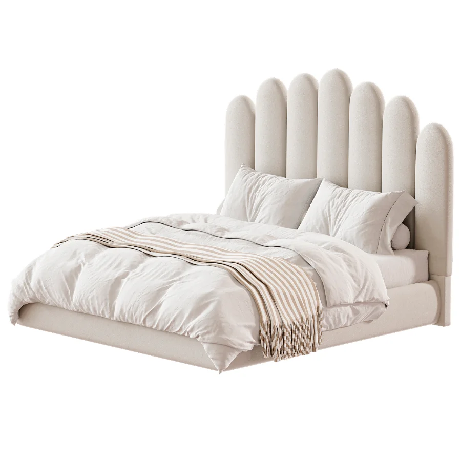 Liel Velour Bed Divan Image 4