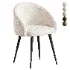 Boucle chair grey prostohome - Thumbnail 5