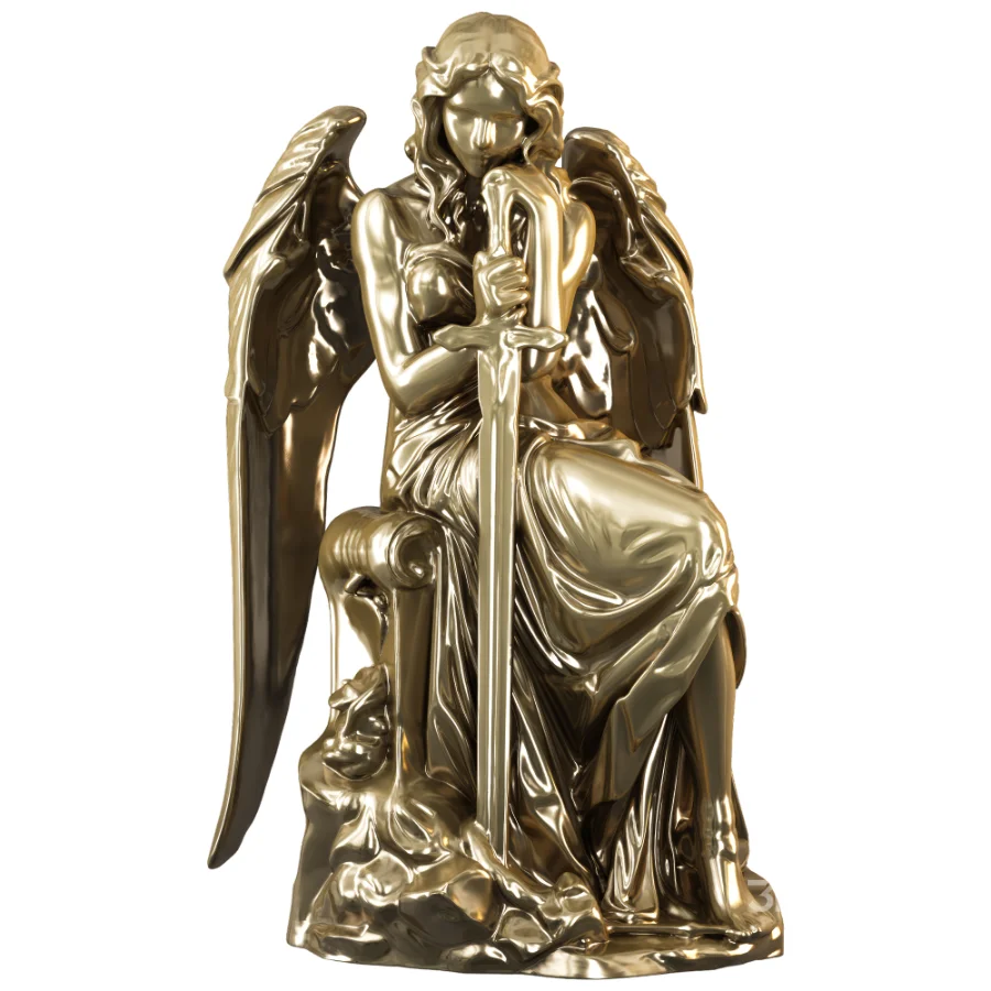 Angel Statue Stone Set Image 2