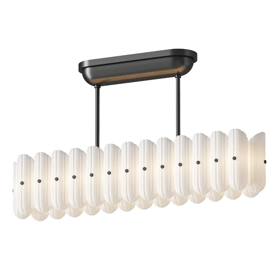 Lorna LED Linear Chandelier Image 4
