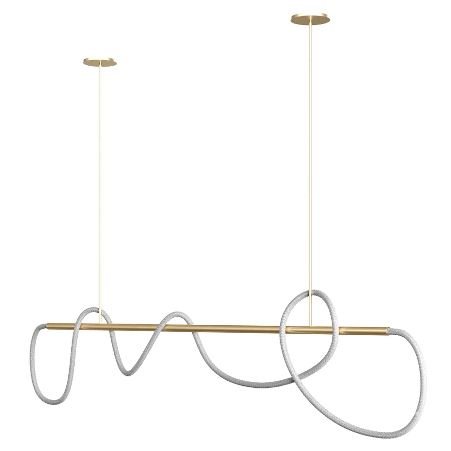 Festif Linear Pendant Lamp by Dbianco vol 3 Image 6