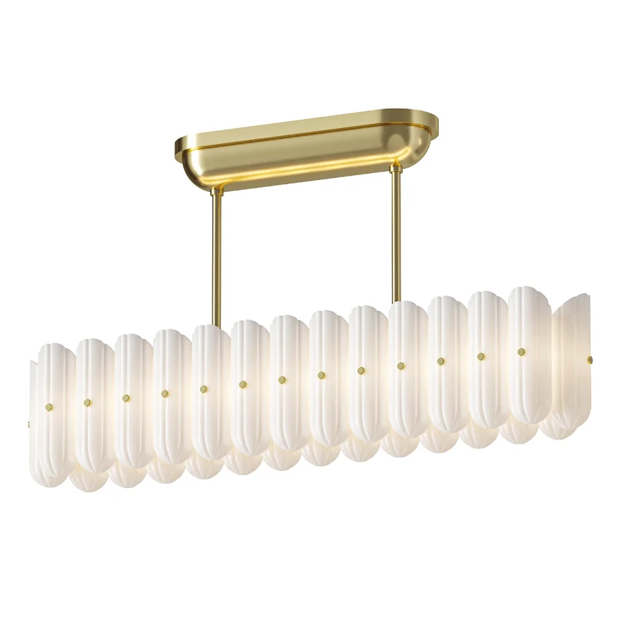 Lorna LED Linear Chandelier Image 3