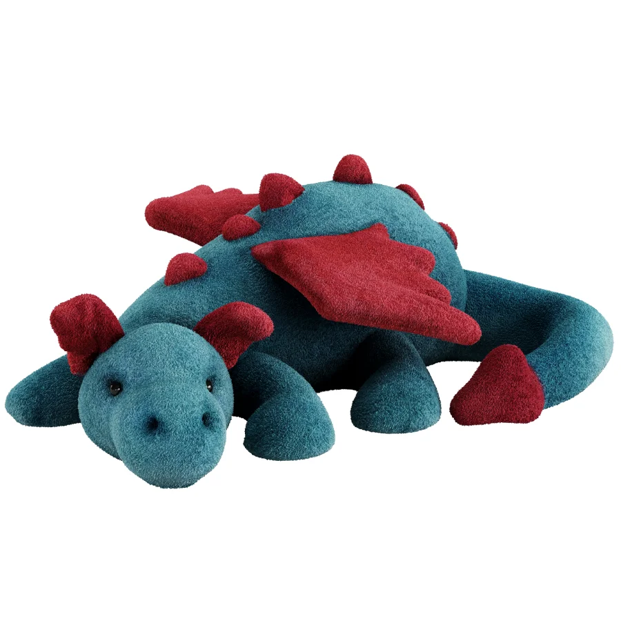 Plush Toys Set 27-Plush Dragon Image 8