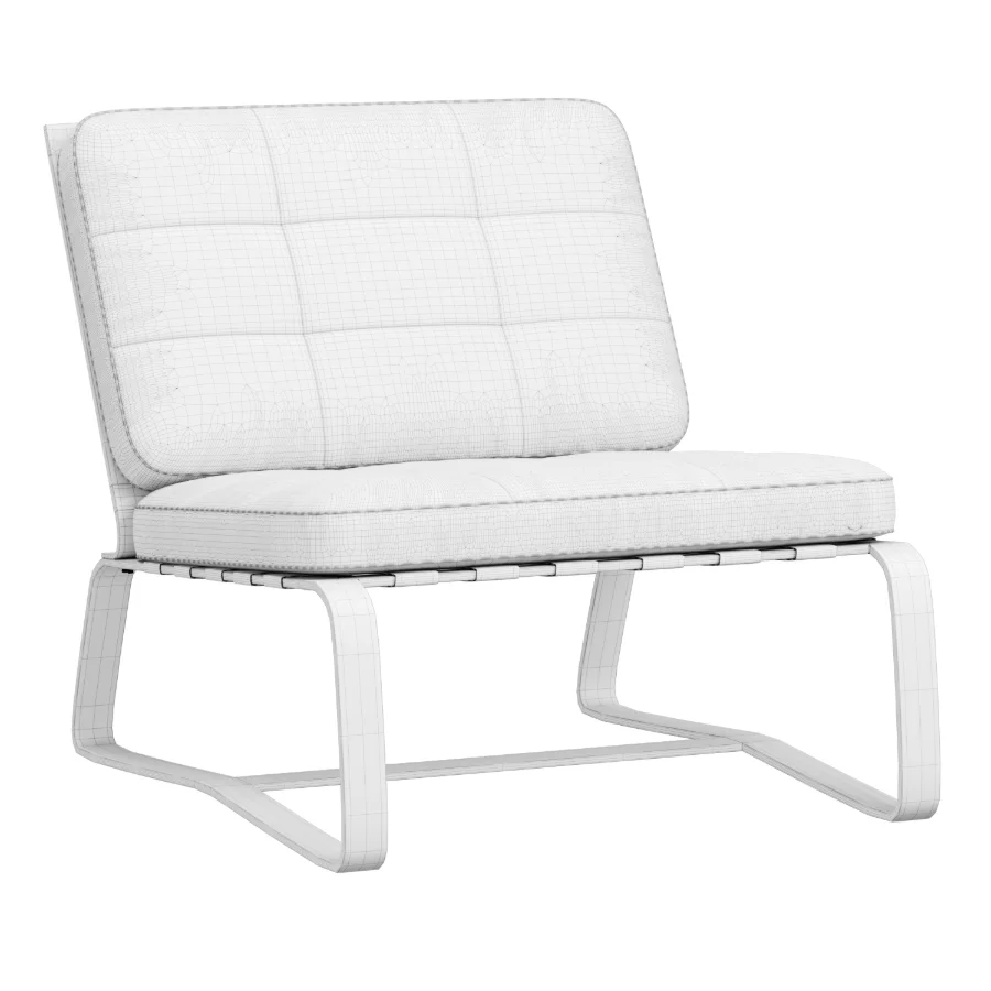 DELAUNAY_QUILT_Leather_armchair Image 1
