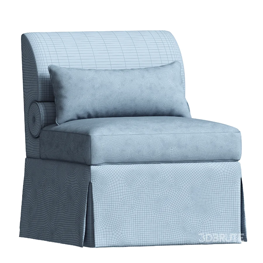Ashley Childers Bolster Slipper Chair Image 1
