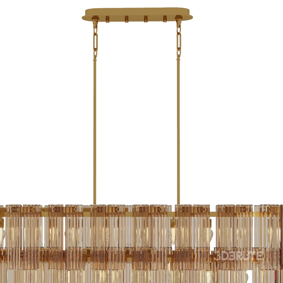Delsie Oval Tiered Chandelier Image 2