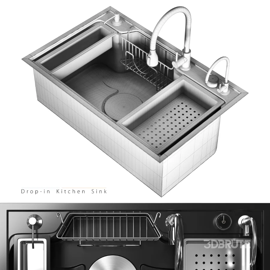 Drop-in Kitchen Sink 3 Image 6