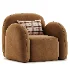 Flair Nina Boucle Teddy Accent Chair - Thumbnail 2