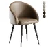 Boucle chair grey prostohome - Thumbnail 2