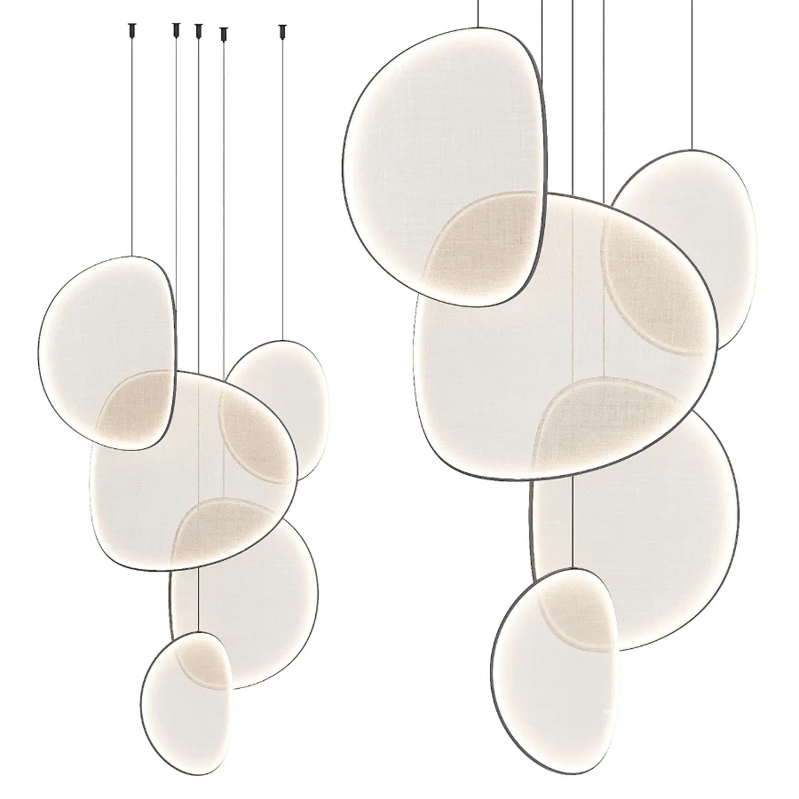 IIII 09 LED fabric pendant lamp Image 3