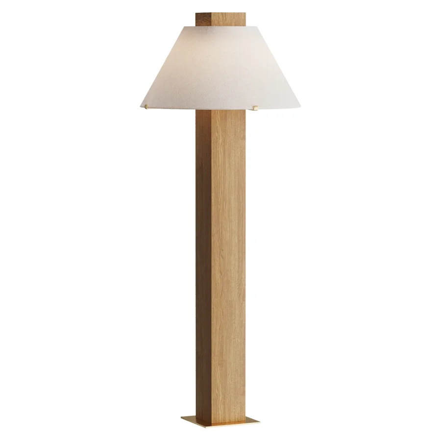 Jamie Young Craftsman Wood Floor Lamp Image 2