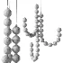 Womo Pearl Brass Globe Chandelier - Thumbnail 4